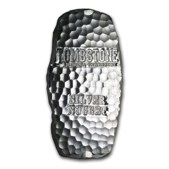 1 kilo Silver Bar - Tombstone Silver Nugget 1 kilo Silver Bar - Tombstone Silver Nugget